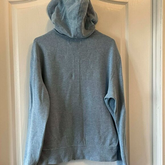 Polo Ralph Lauren Double Knit Full Zip Hoodie in a Heather Blue Men's size Large - Picture 2 of 6